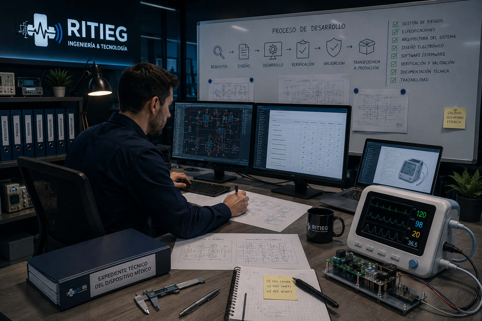 Laboratorio RITIEG de ingeniería electrónica y biomédica
